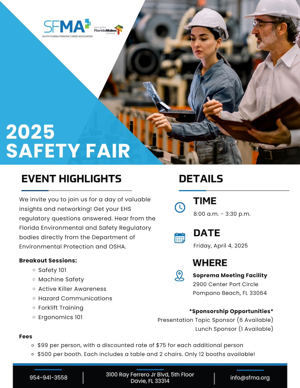 SFMA SAFETY FAIR 2025 South Florida Manufacturers Association